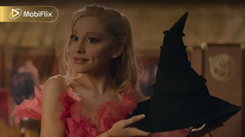 Ariana Grande debuts the new song "The Girl in the Bubble," adding a layer of fragility to Glinda's character