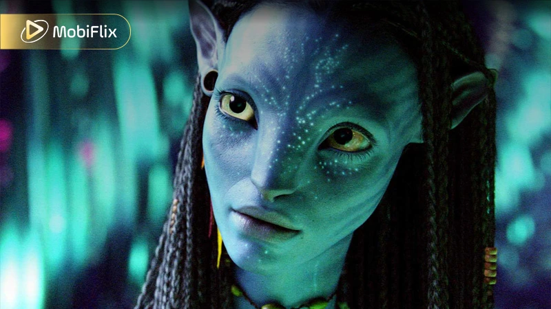 Neytiri's battle-ready look in the avatar 2 trailer.