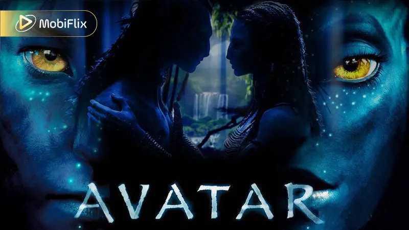 A Scene from James Cameron's Avatar featuring Jake Sully and Neytiri