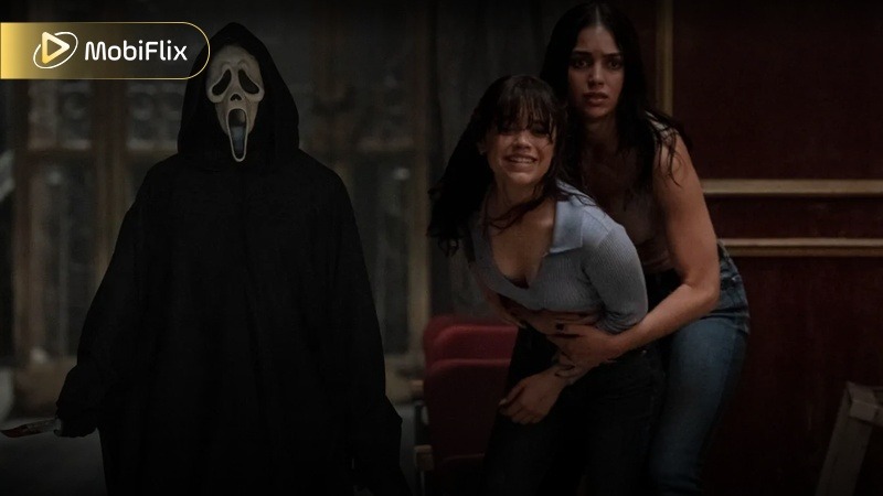 Scream 2022 Sam and Tara Carpenter requel Ghostface attack