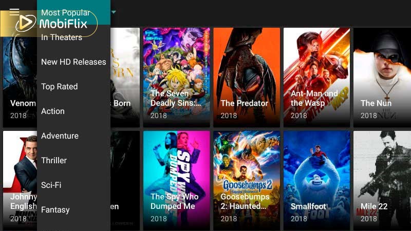 Titanium TV content library

